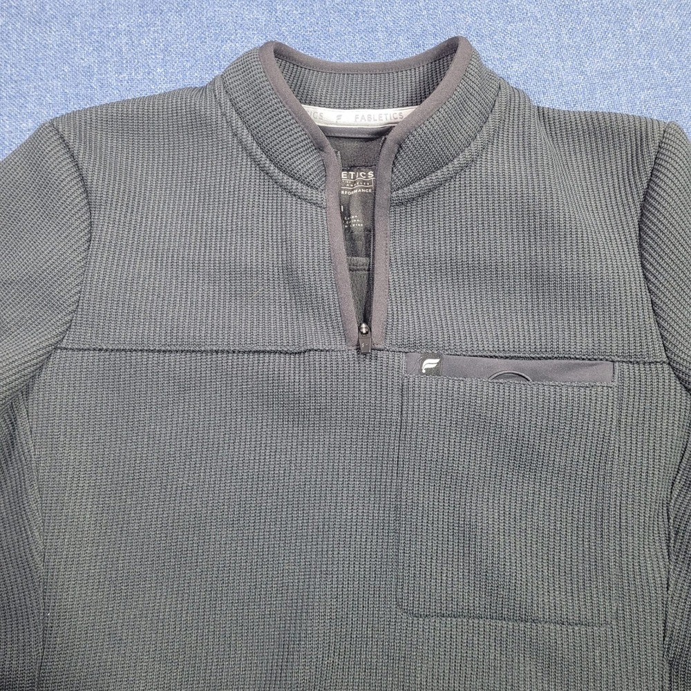 Fabletics Quarter Zip Ribbed Athletic Pullover To… - image 5